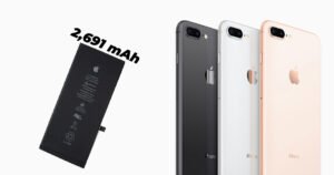 iphone 8 plus along with its battery