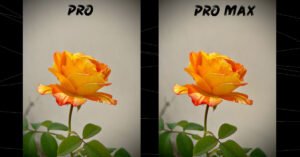 Pro vs. Pro Max camera differences
