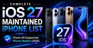 IOS 27 Compatible models list
